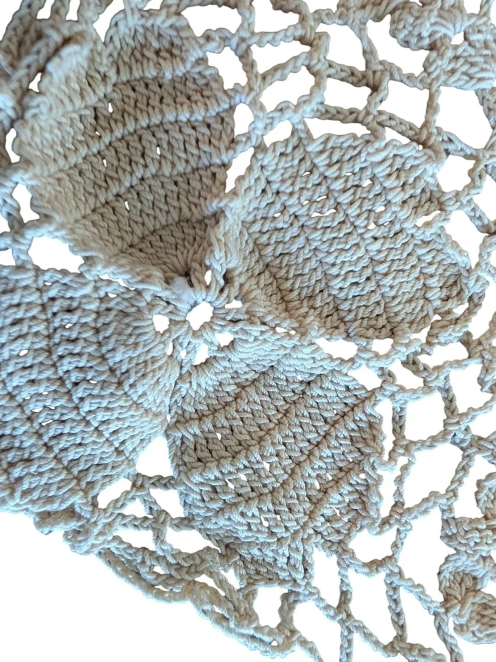 Classic Cream Crochet Doily - Home Dining